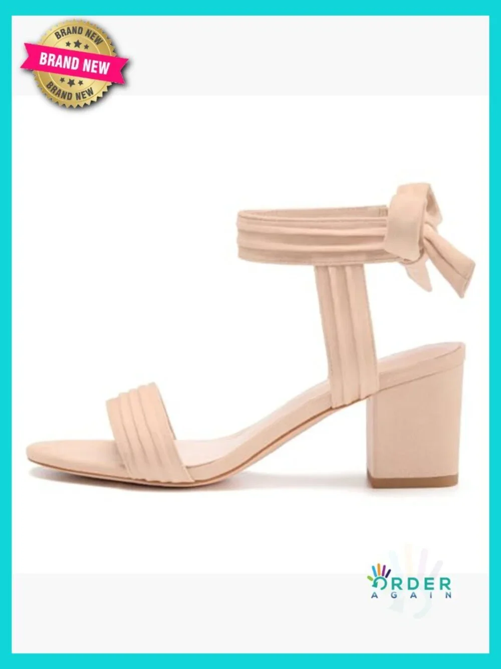 Open Toe Chunky Heel Sandals Ankle Tie Block Low Heel Party Dress Pumps